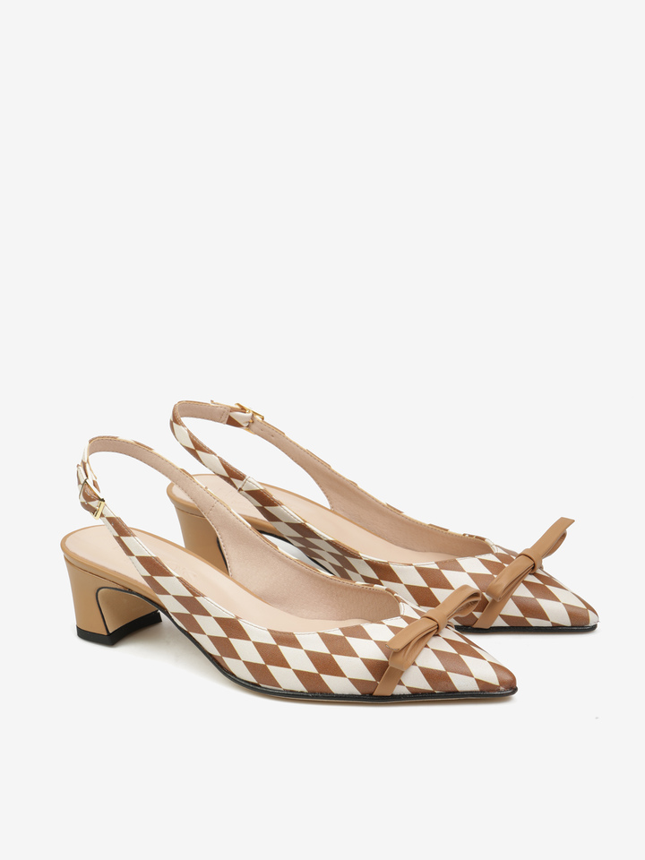 CZÓŁENKA NA NISKIM OBCASIE HEGO'S Milano