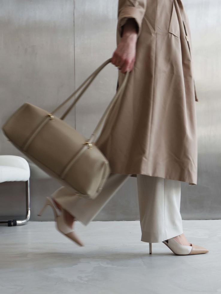 TOREBKA DAMSKA HEGO'S MILANO 059 MARTELLATO CAPPUCCINO