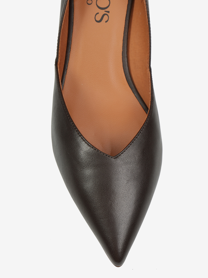 SKÓRZANE SZPILKI HEGO'S Milano