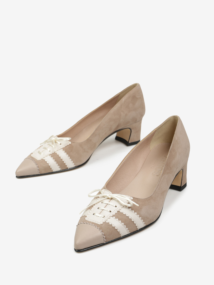 CZÓŁENKA HEGO'S Milano 2090 NAPPA AVENA/TAUPE