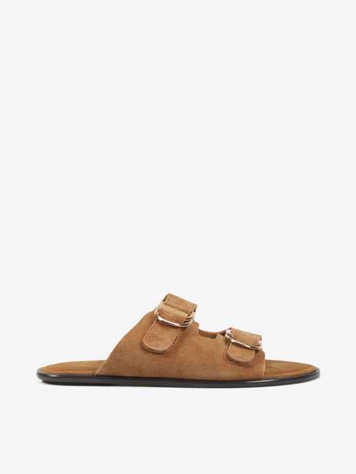 KLAPKI HEGO'S Milano 25F-8621-19 SUEDE TAN