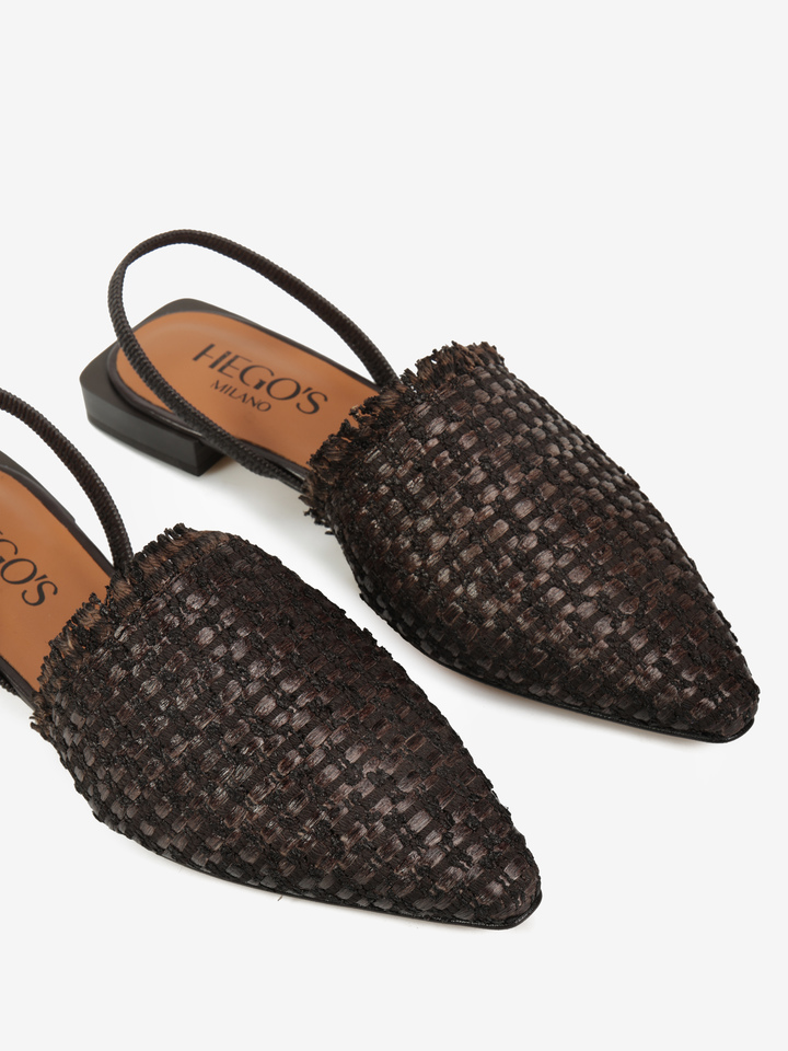 BALERINY Z ODKRYTĄ PIĘTĄ  HEGO'S Milano