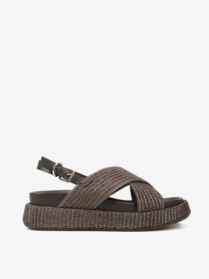 BRĄZOWE SANDAŁY HEGO'S Milano