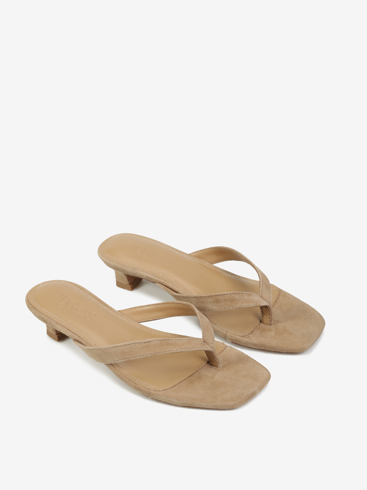 KLAPKI HEGO'S Milano H25603-1 SUEDE SAND