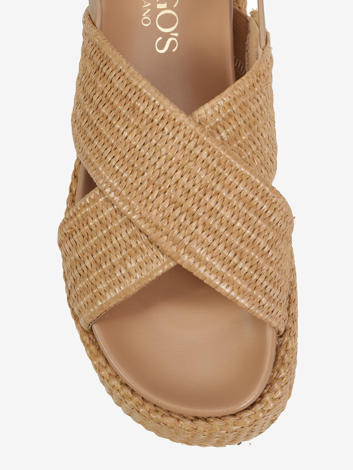 SANDAŁY Z RAFII HEGO'S Milano