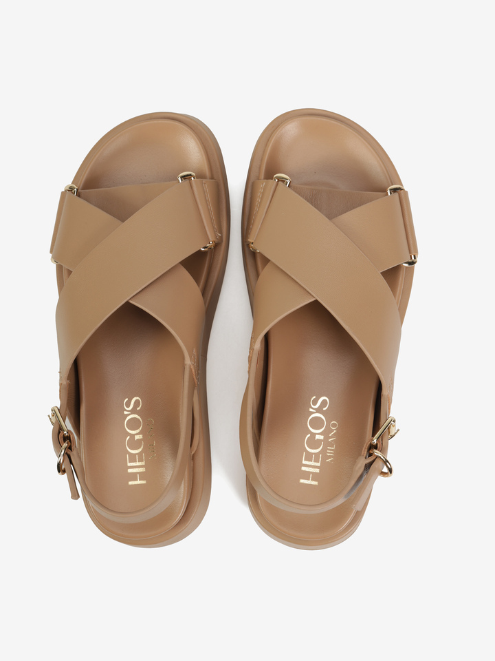 SKÓRZANE SANDAŁY HEGO'S Milano