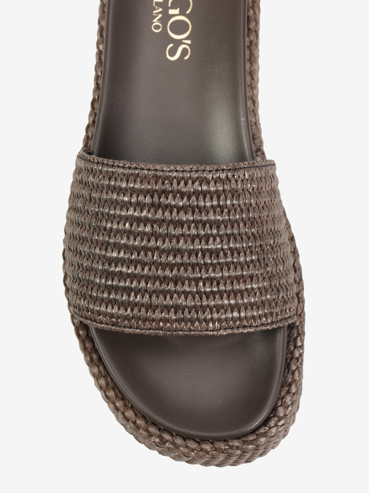 BRĄZOWE KLAPKI HEGO'S Milano