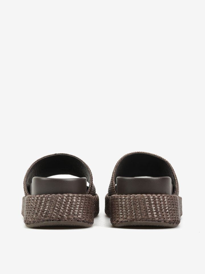 BRĄZOWE KLAPKI HEGO'S Milano