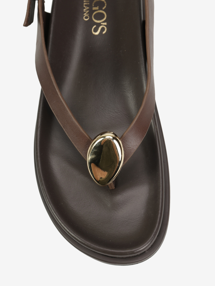 SKORZANE SANDAŁY HEGO'S Milano