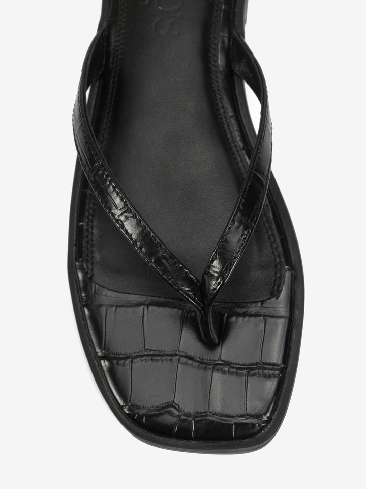 CZARNE KLAPKI HEGO'S Milano