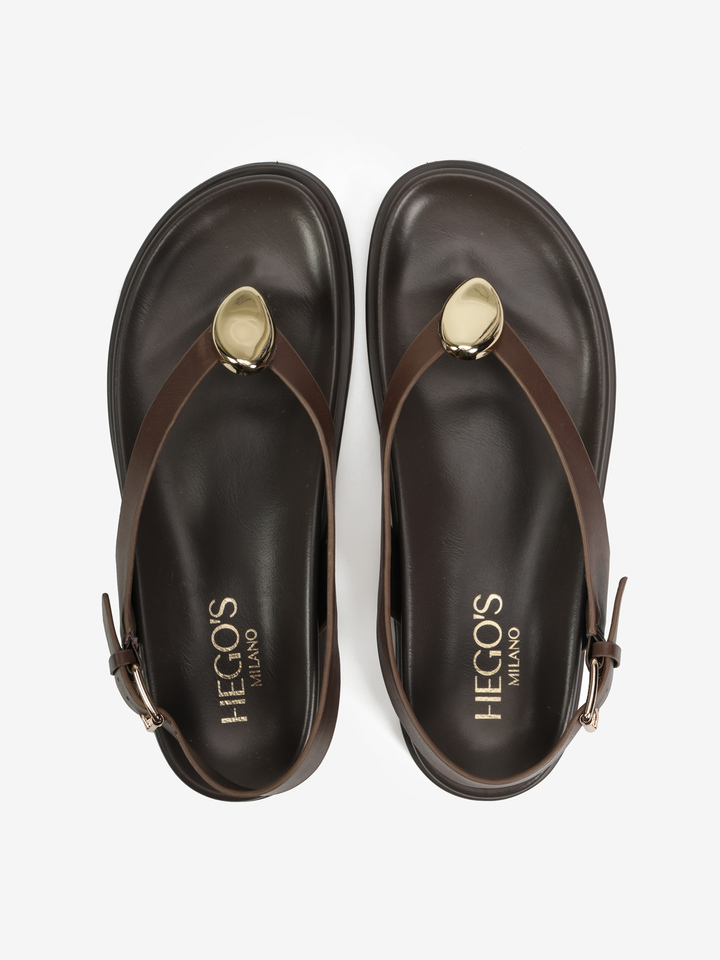 SKORZANE SANDAŁY HEGO'S Milano