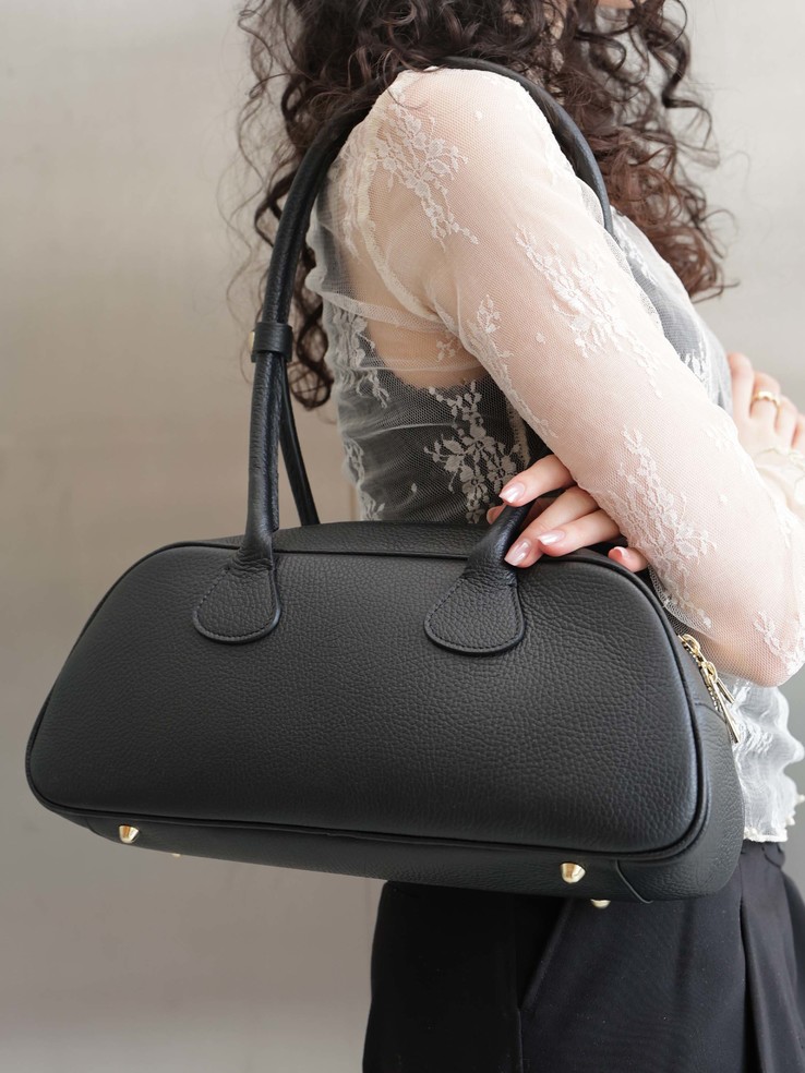 TOREBKA DAMSKA HEGO'S MILANO 051 MARTELLATO NERO