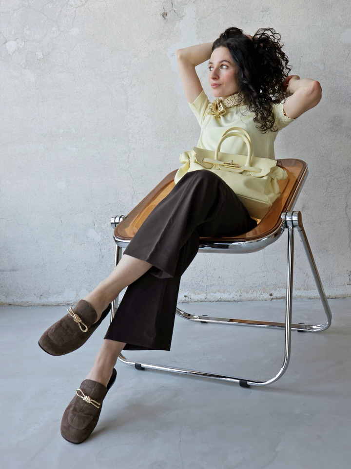 BRĄZOWE KLAPKI HEGO'S MILANO