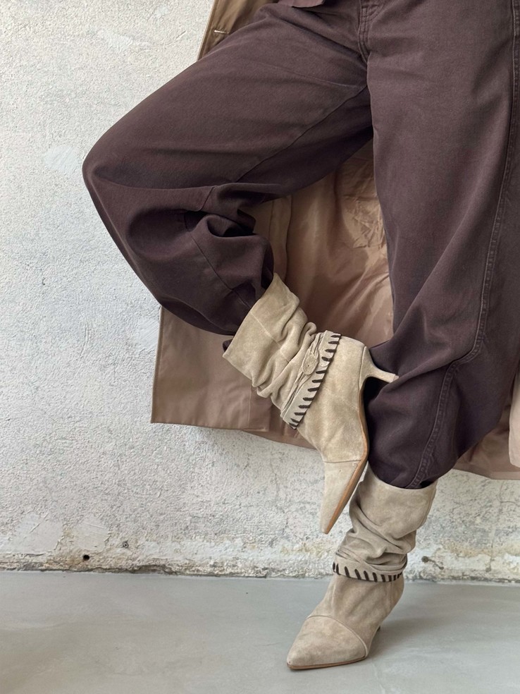 BOTKI HEGO'S MILANO 26B-CAV CAMOSCIO BEIGE