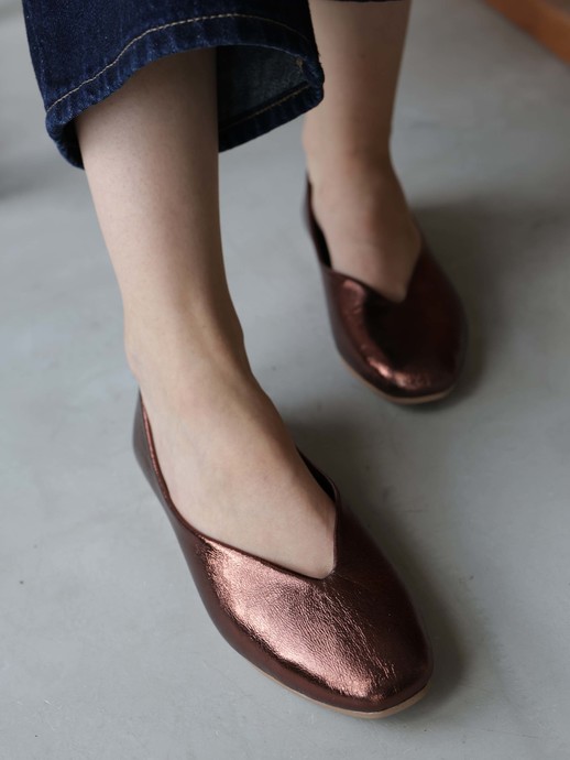 BALERINY HEGO'S MILANO 1921 LAMINATO BRONZO