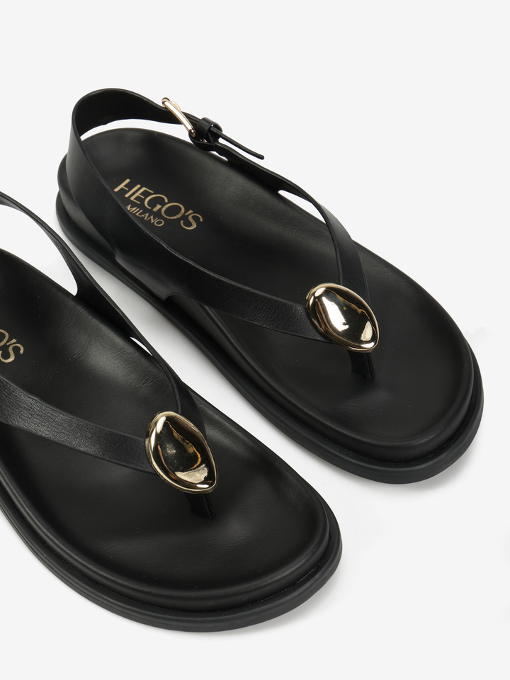SANDAŁY Z OZDOBĄ HEGO'S Milano