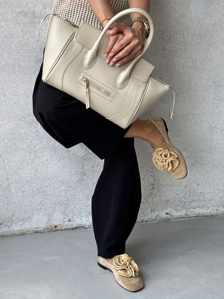 MOKASYNY HEGO'S MILANO 2084 SILKY CAPPUCCINO