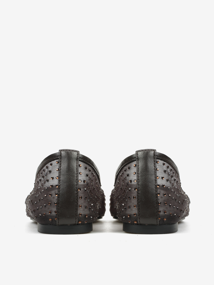 BRĄZOWE BALERINY  HEGO'S Milano