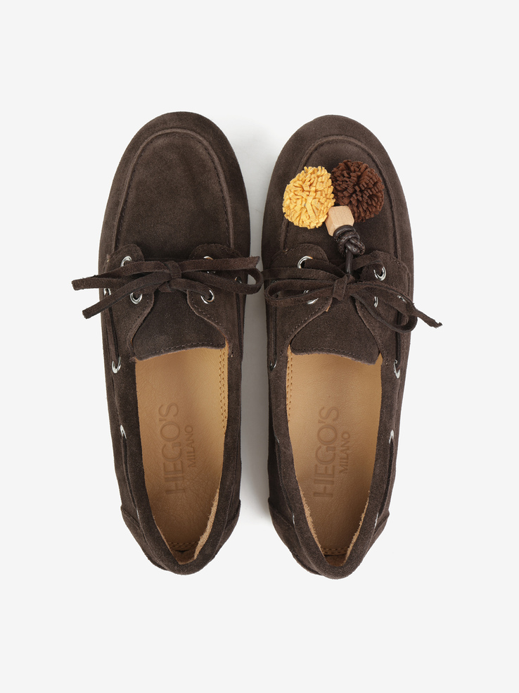 MOKASYNY HEGO'S Milano F25505-6 SUEDE BROWN