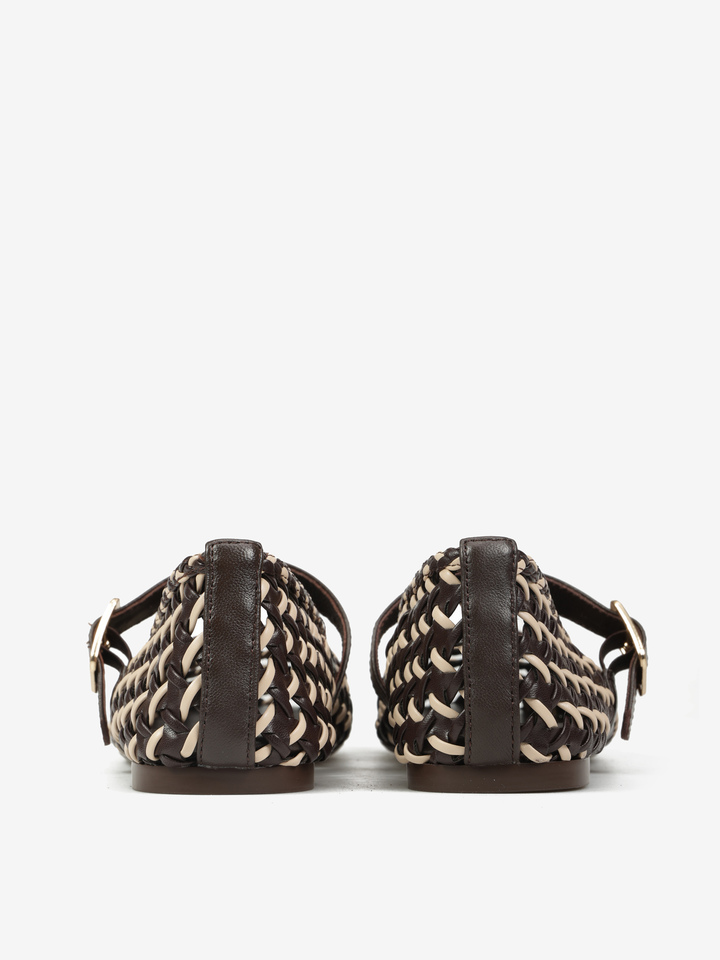 BRĄZOWE BALERINY  HEGO'S Milano