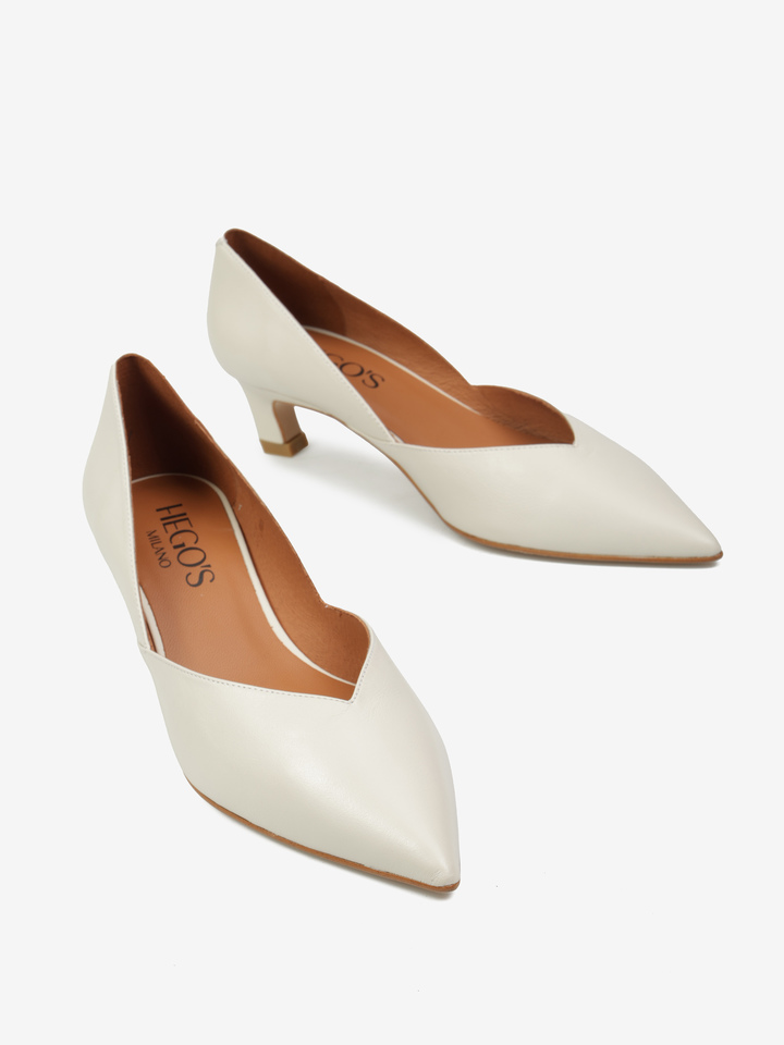 KREMOWE SZPILKI HEGO'S Milano