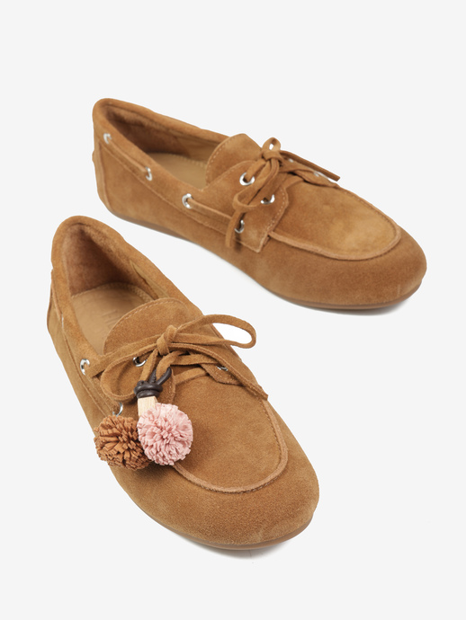 MOKASYNY HEGO'S Milano F25505-6 SUEDE TAN