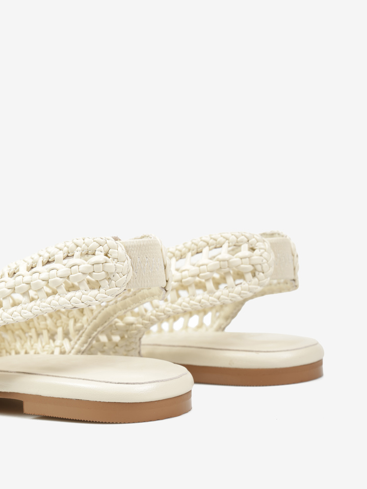 KREMOWE BALERINY  HEGO'S Milano