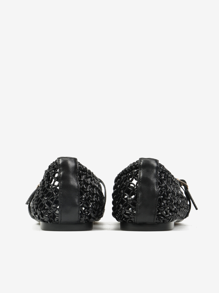 CZARNE BALERINY  HEGO'S Milano