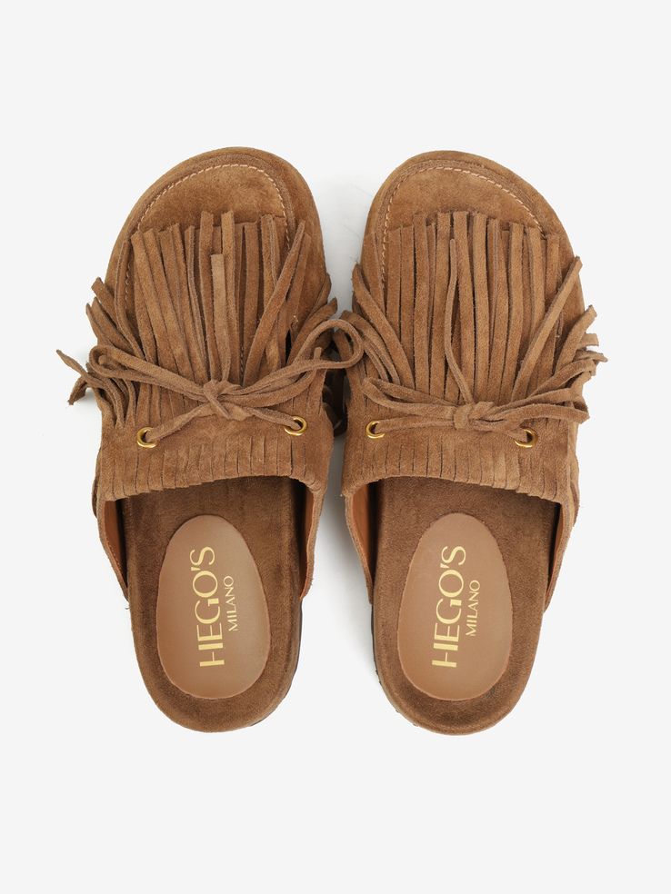 KLAPKI HEGO'S Milano IRIS-F1 SUEDE SIGAR