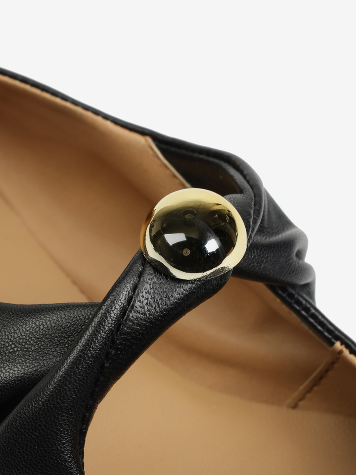 CZARNE BALERINY  HEGO'S Milano