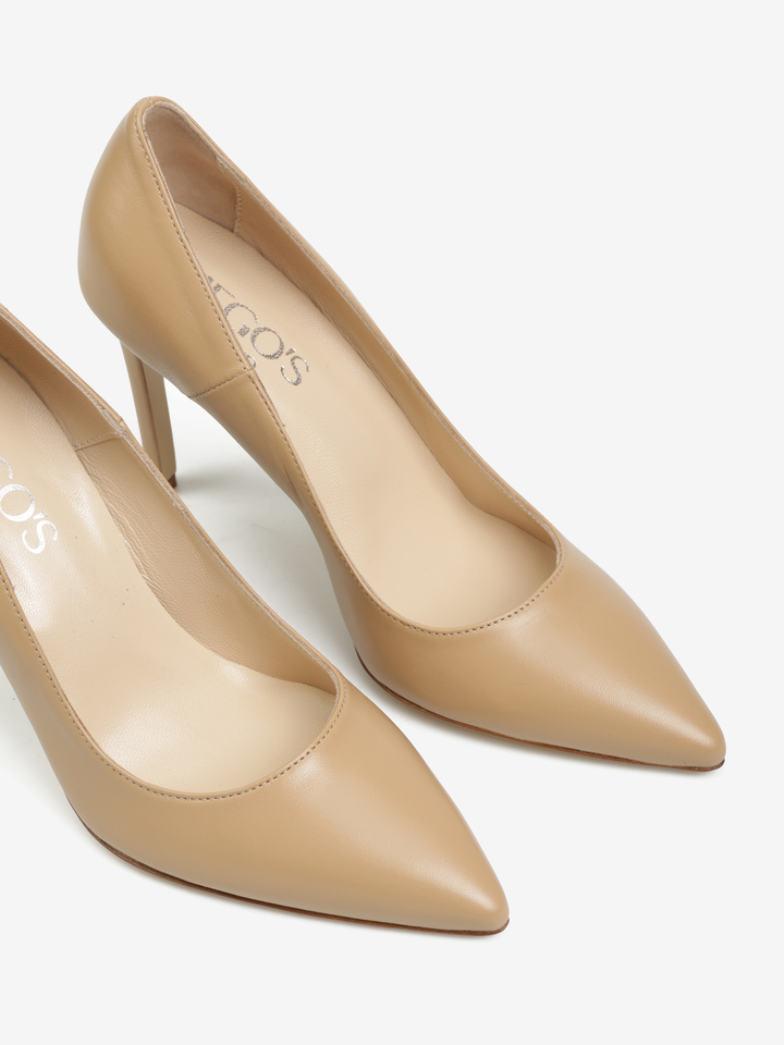 SKÓRZANE SZPILKI HEGO'S Milano