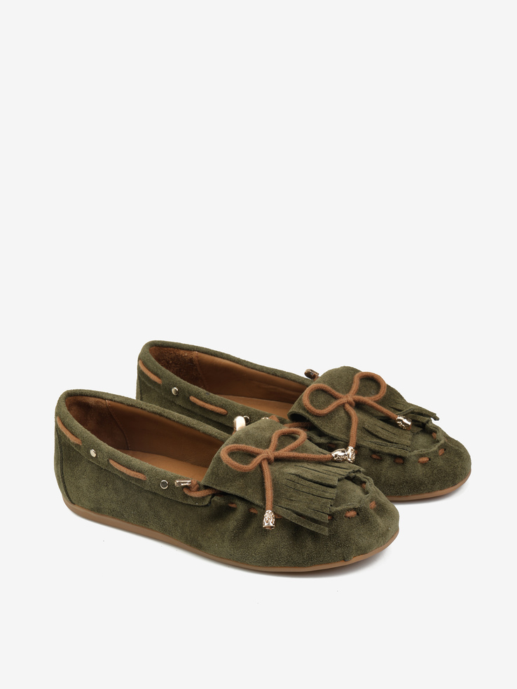 MOKASYNY HEGO'S Milano 500 SUEDE 205 KHAKI