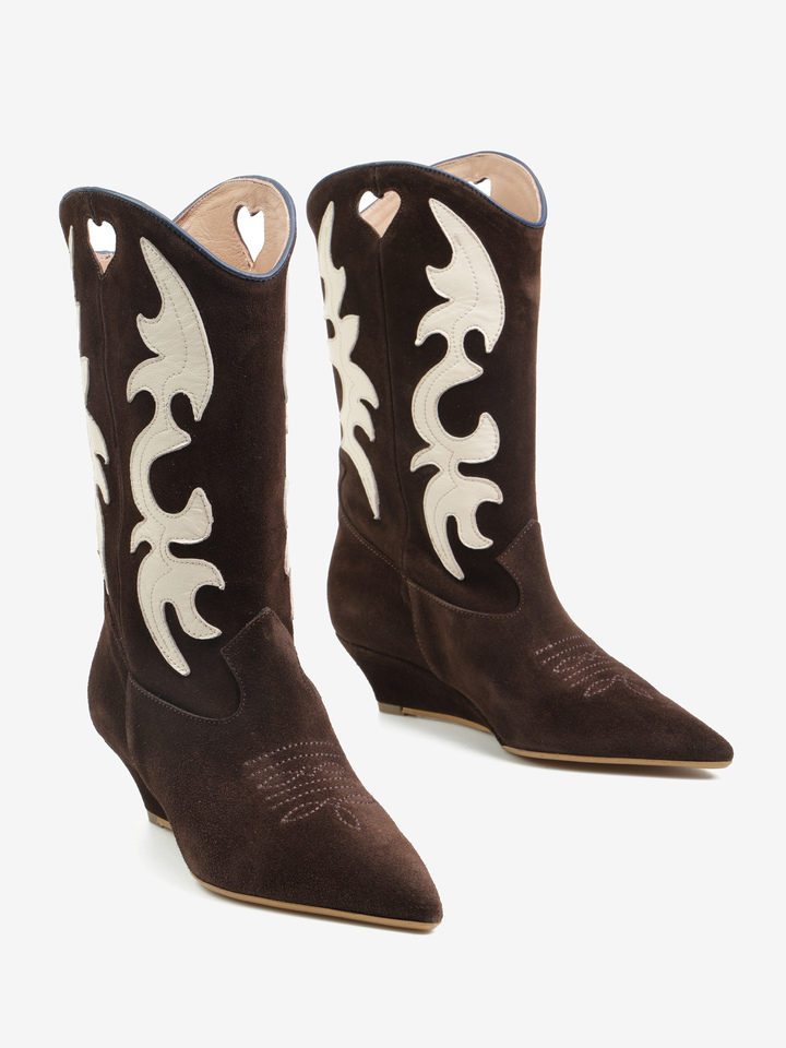 BRĄZOWE KOWBOJKI HEGO'S Milano