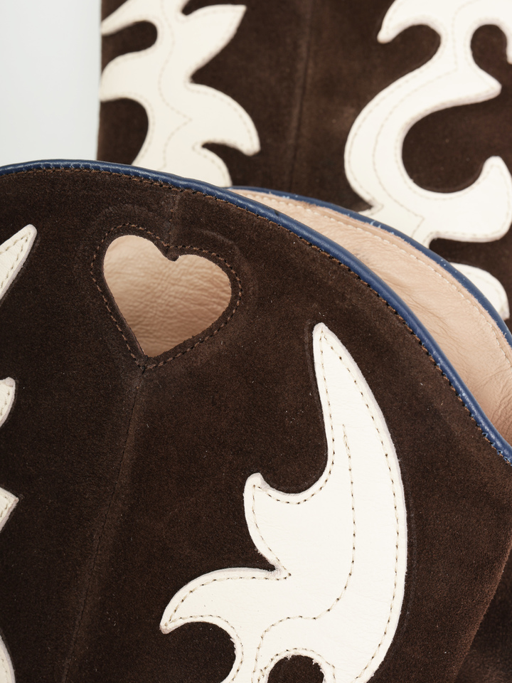 BRĄZOWE KOWBOJKI HEGO'S Milano