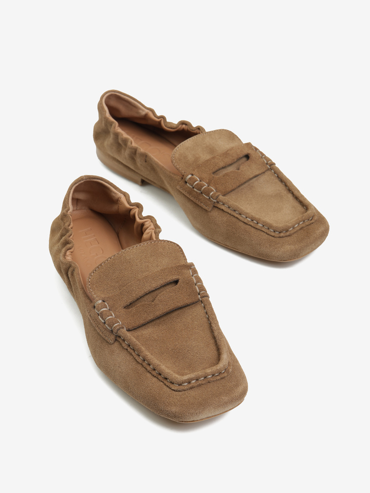 BEŻOWE MOKASYNY HEGO'S Milano