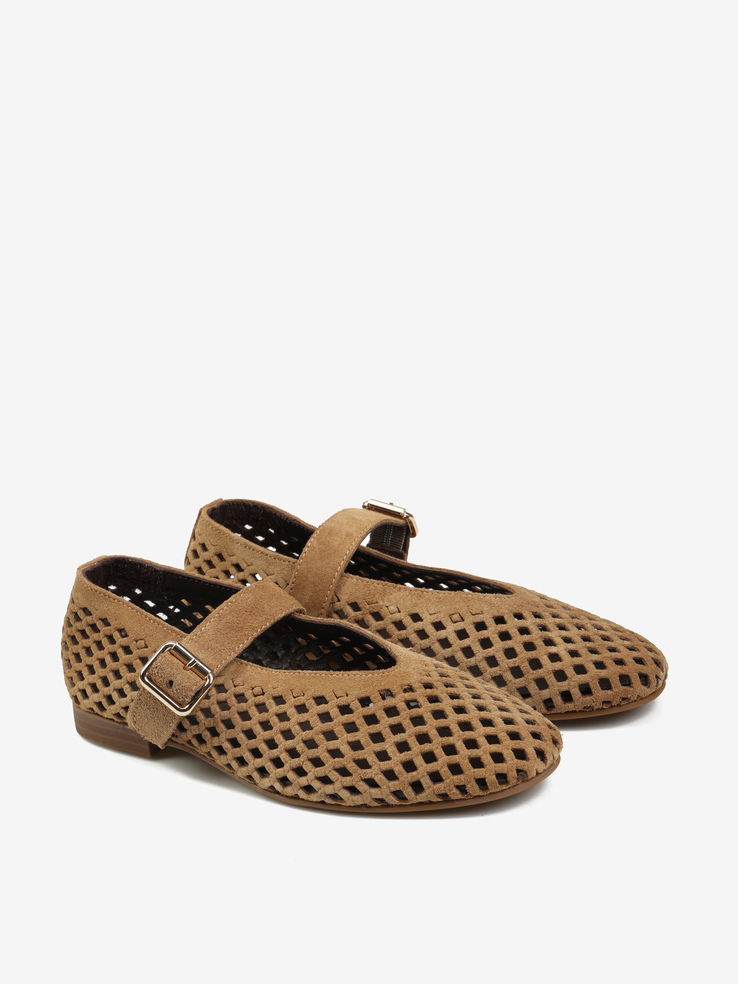 BALERINY HEGO'S Milano 500 2787 SUEDE 185 SIGARO