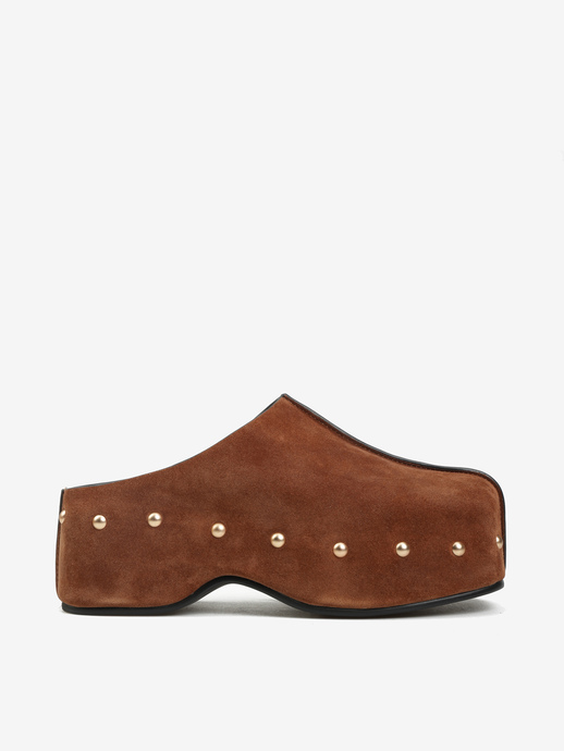 KLAPKI HEGO'S Milano CAROLA-H SUEDE T.MORO