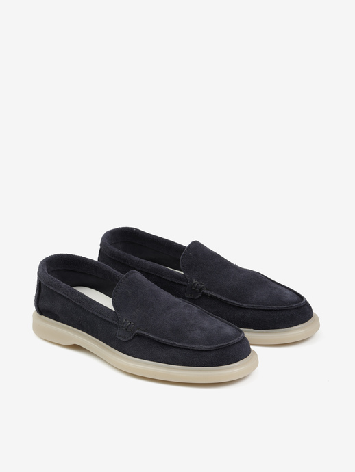 MOKASYNY HEGO'S Milano 19 SUEDE BLUE