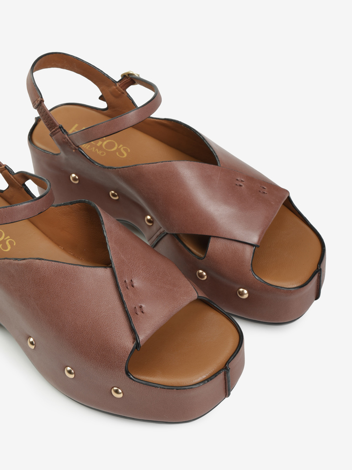 SKÓRZANE SANDAŁY HEGO'S Milano