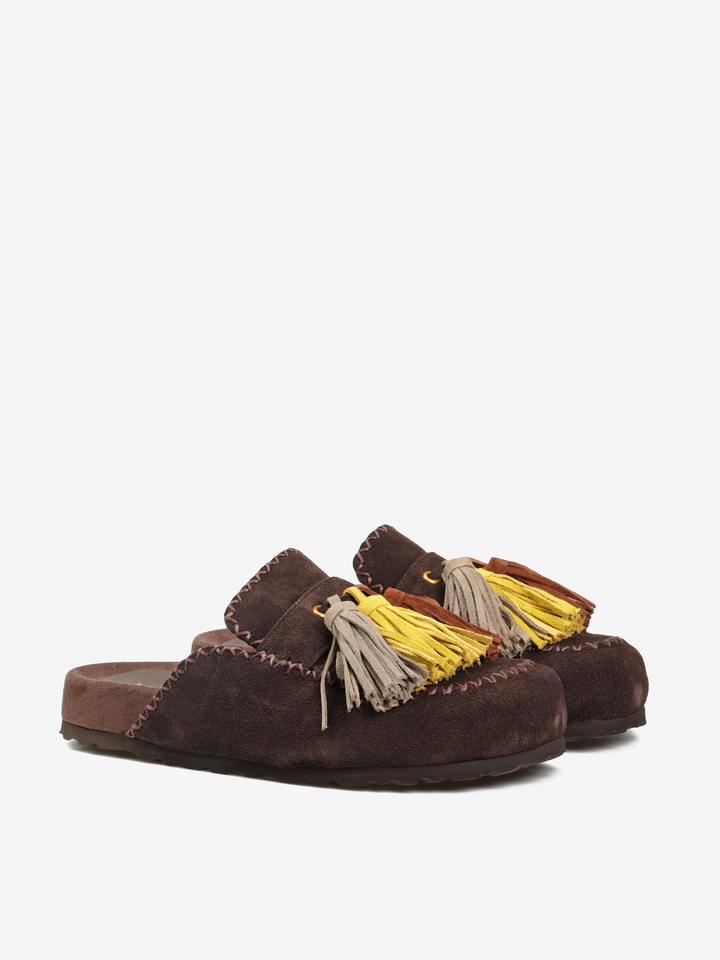 BRĄZOWE KLAPKI HEGO'S Milano