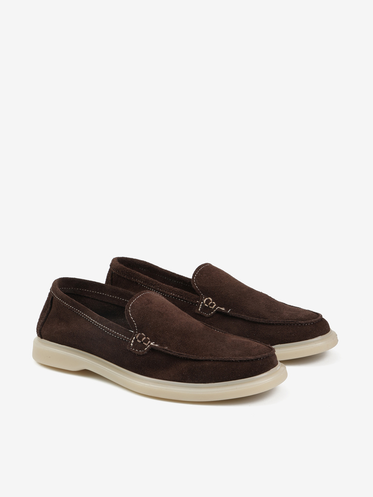 MOKASYNY HEGO'S Milano 19 SUEDE T.MORO