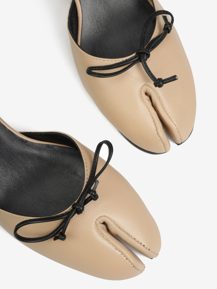 BEŻOWE CZÓŁENKA HEGO'S Milano