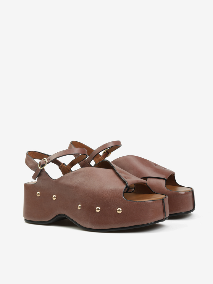 SKÓRZANE SANDAŁY HEGO'S Milano