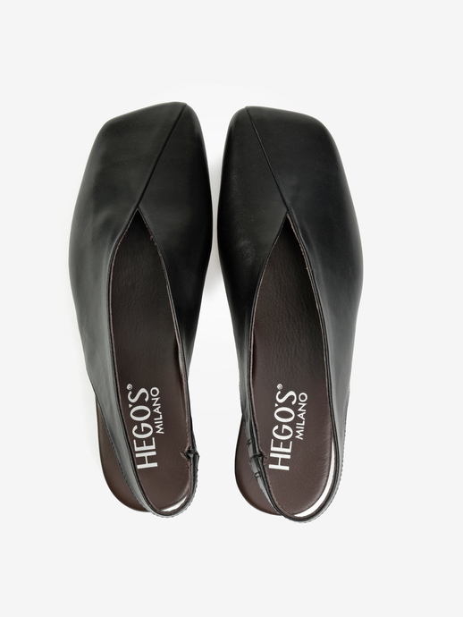 BALERINY HEGO'S Milano 347 1214 NAPPA 01-40 NERO