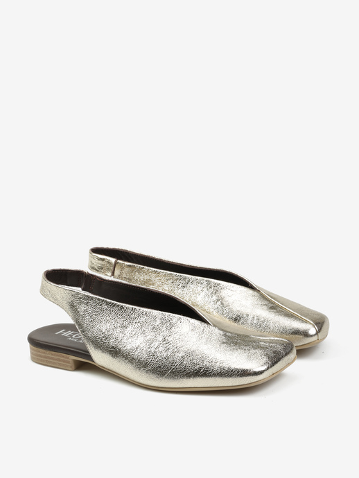 BALERINY HEGO'S Milano 347 1214 NAPPA 040-40 PLATINO