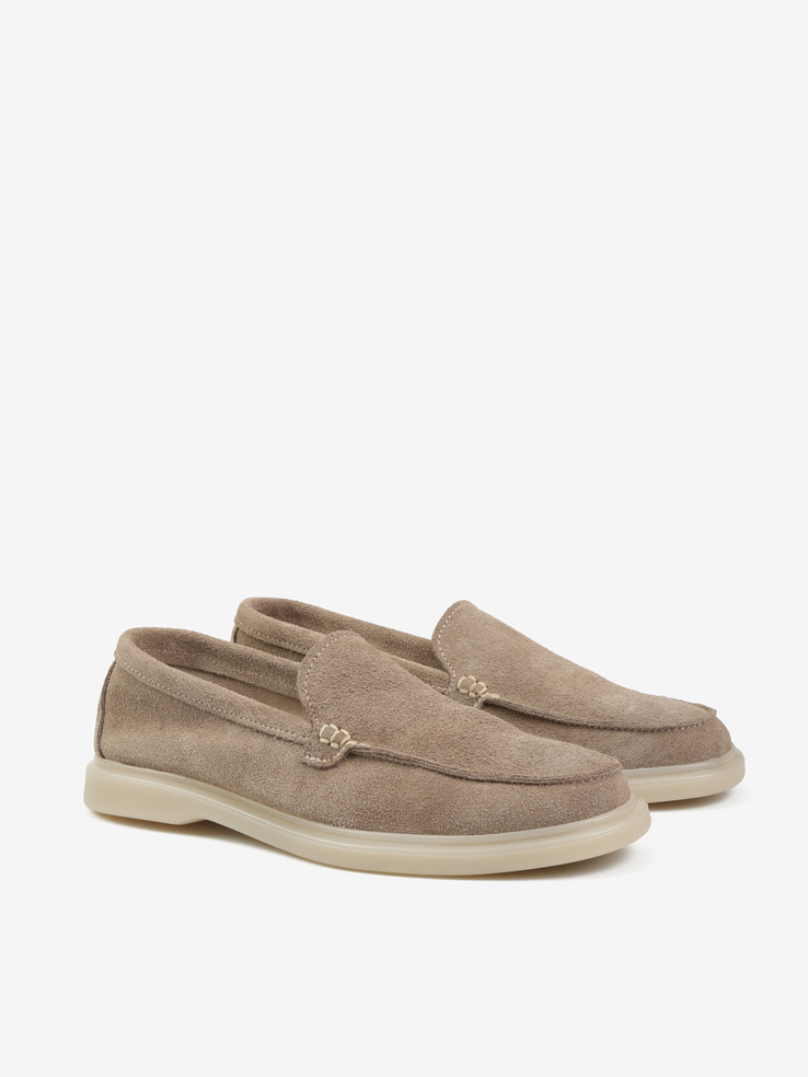 MOKASYNY HEGO'S Milano 19 SUEDE TORTORA