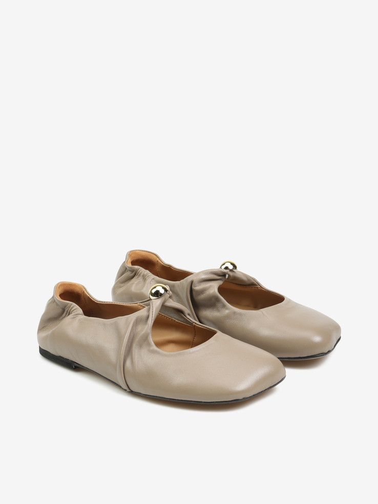 BALERINY HEGO'S Milano LW07 NAPPA NUVOLA