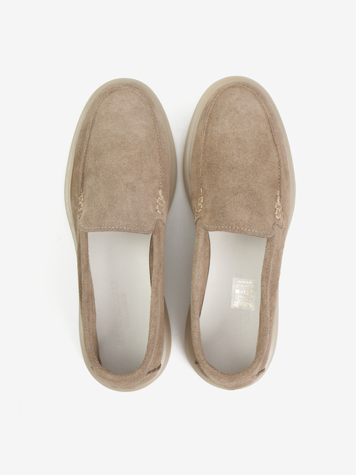 MOKASYNY HEGO'S Milano 19 SUEDE TORTORA