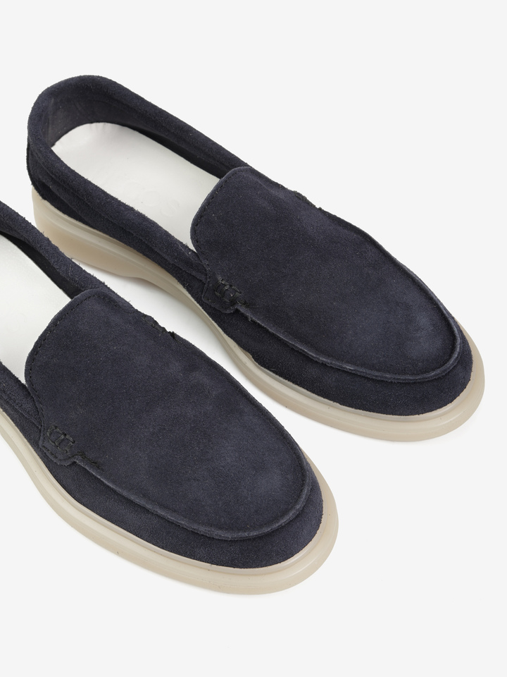 GRANATOWE MOKASYNY HEGO'S Milano