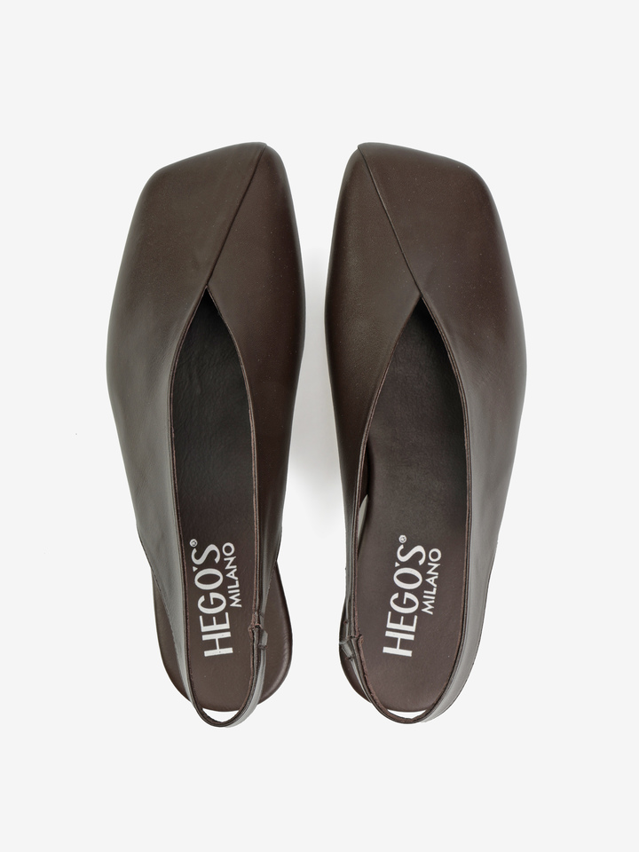 BALERINY Z ODKRYTĄ PIĘTĄ  HEGO'S Milano